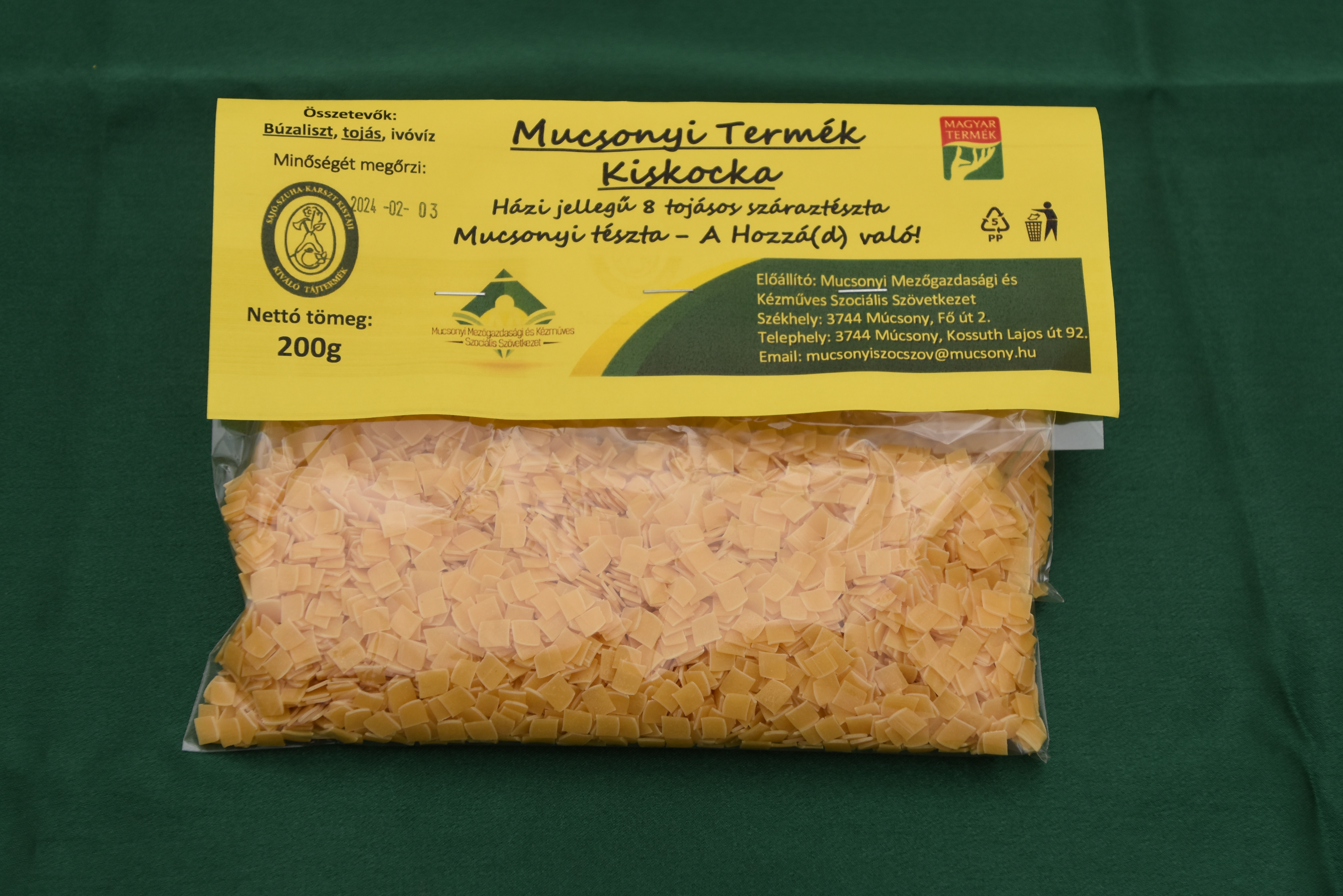 Kiskocka (8 tojásos, 200g)